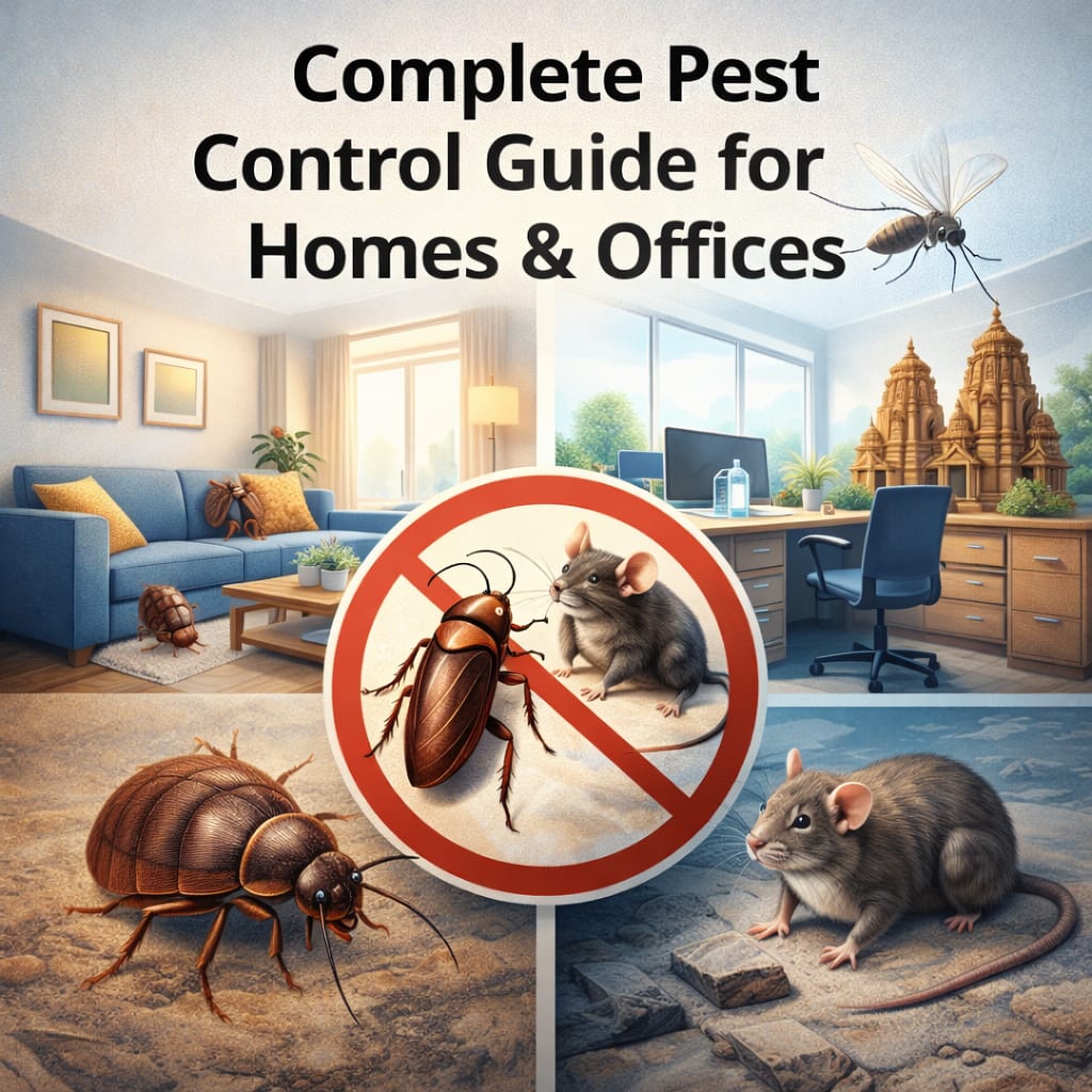 Complete Pest Control Guide for Homes & Offices