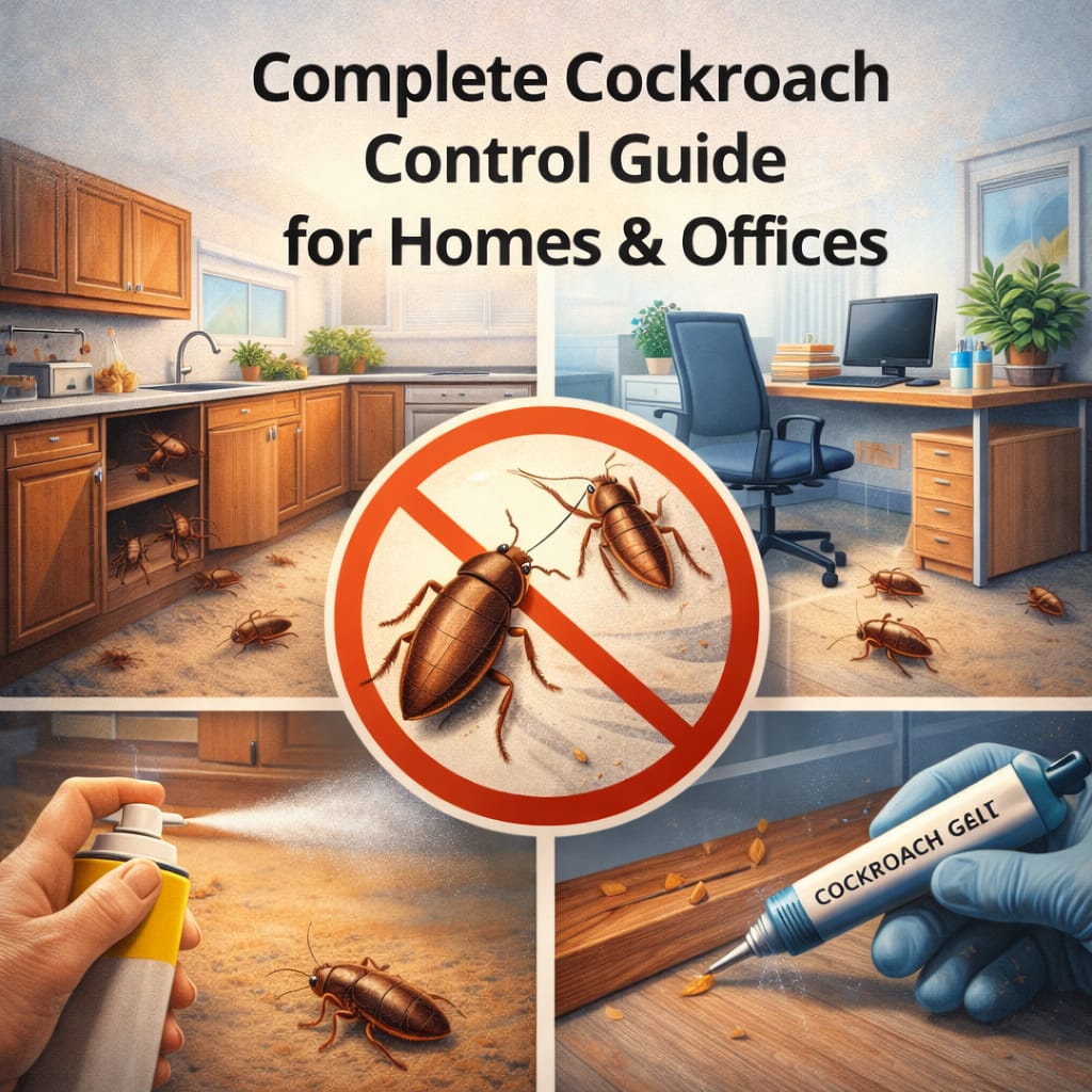Complete Cockroach Control Guide for Homes & Offices